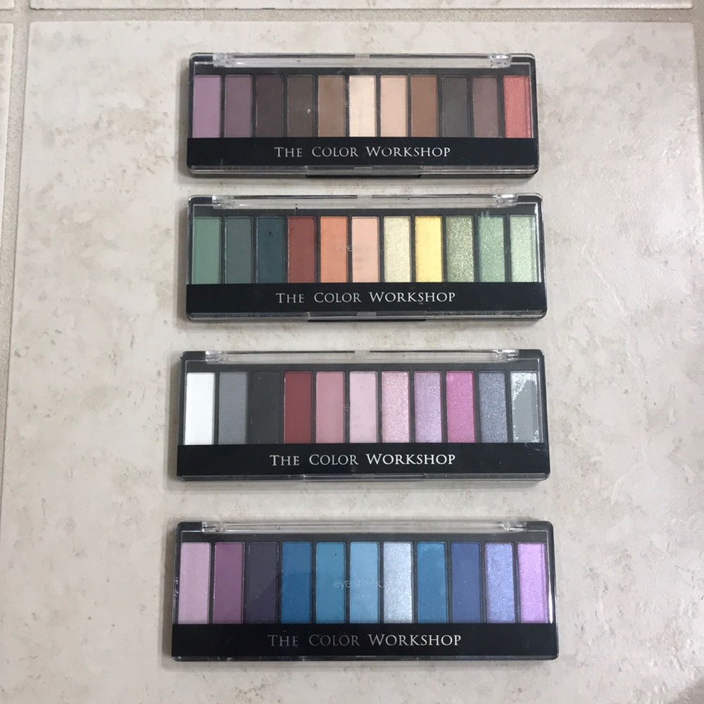 the color workshop eyeshadow palettes
